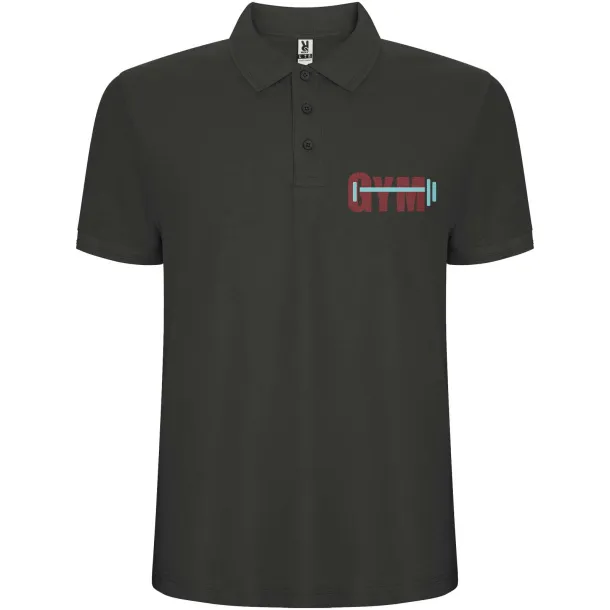 Pegaso Premium muška polo majica kratkih rukava, 220 g/m² - Roly Dark Lead