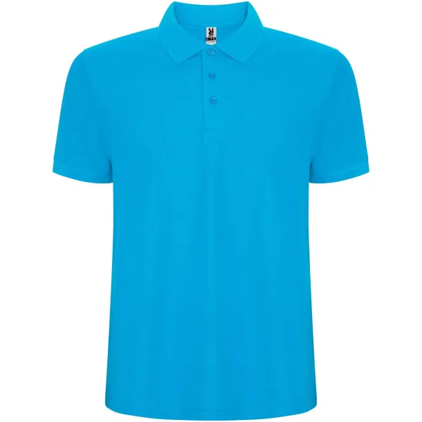 Pegaso Premium short sleeve men's polo - Roly Turquois