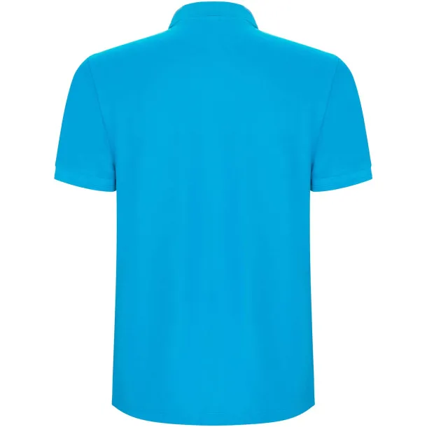 Pegaso Premium short sleeve men's polo - Roly Turquois