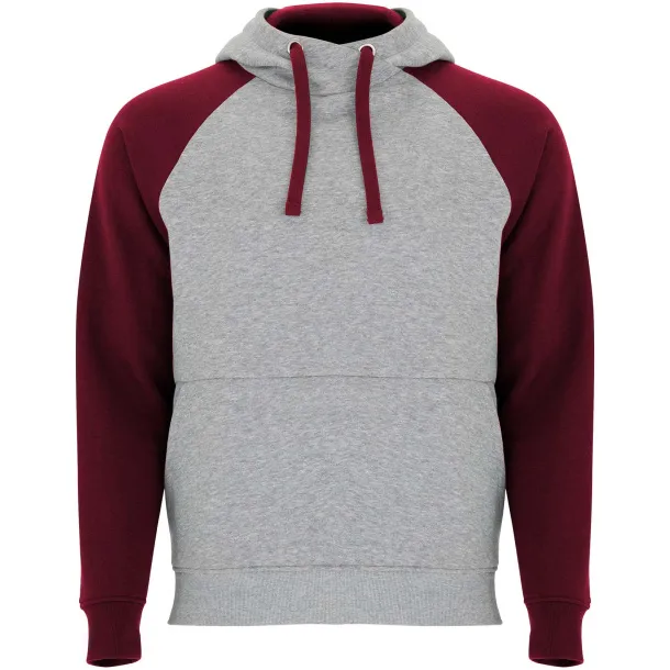 Badet dječji dvobojni hoodie, 280 g/m2 - Roly Heather grey Garnet