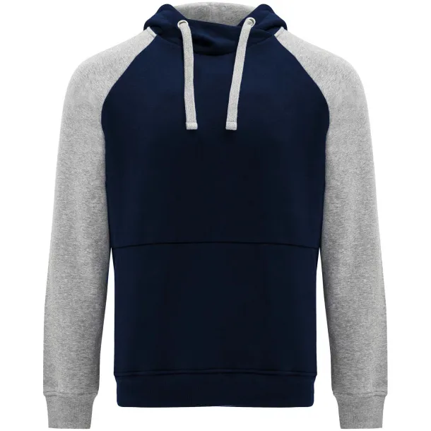 Badet dječji dvobojni hoodie, 280 g/m2 - Roly Mornarski plava Heather grey