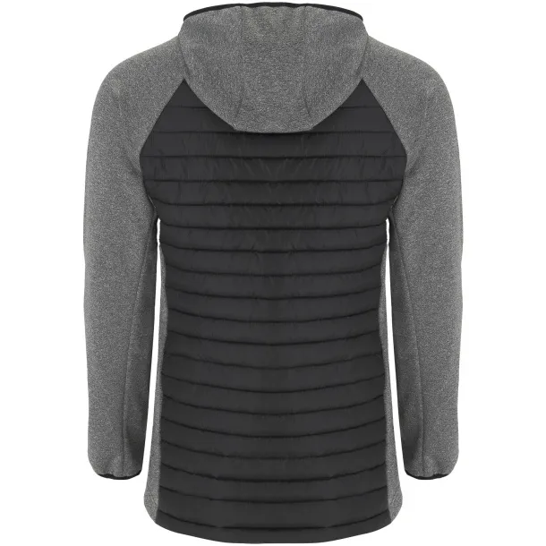 Minsk unisex hybrid insulated jacket - Roly Solid black Heather black
