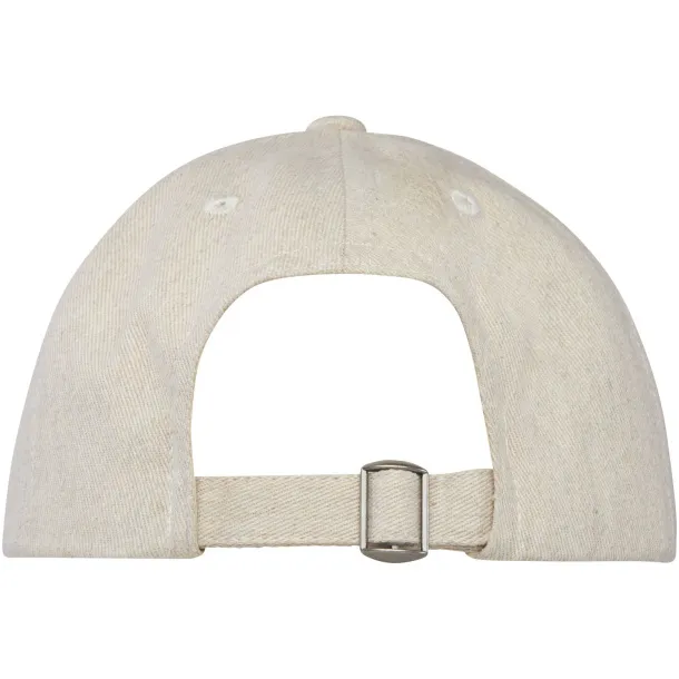 Opal 6 panel Aware™ recycled cap - Elevate NXT Oatmeal