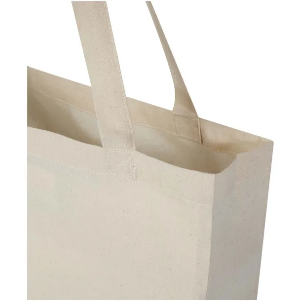 Madras torba s umetkom od GRS recikliranog pamuka,140 g/m² Prirodna
