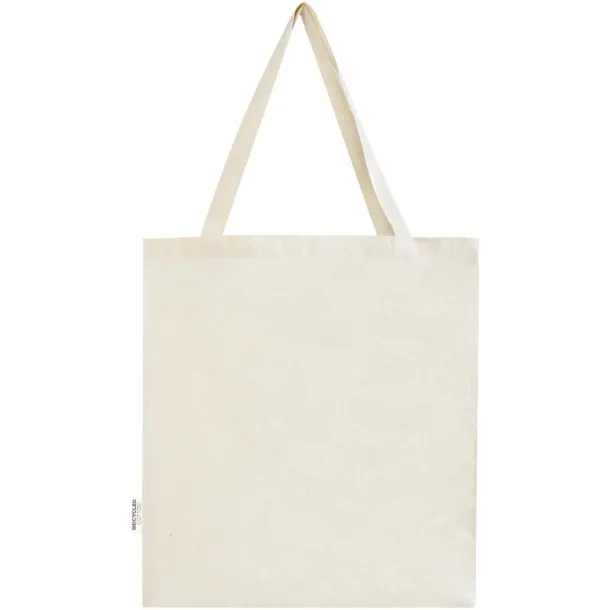 Madras torba s umetkom od GRS recikliranog pamuka,140 g/m² Prirodna