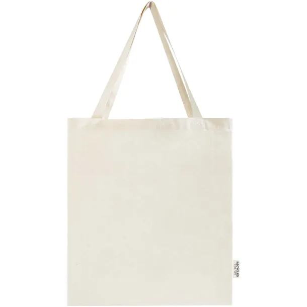 Madras torba s umetkom od GRS recikliranog pamuka,140 g/m² Prirodna