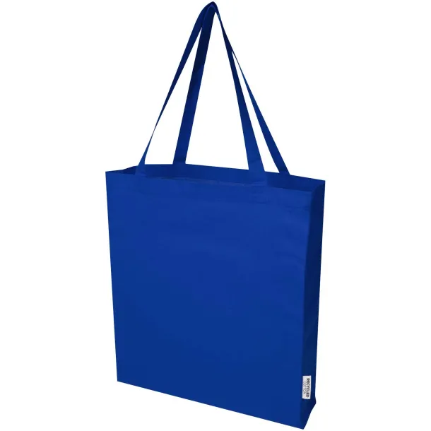 Madras torba s umetkom od GRS recikliranog pamuka,140 g/m² Kraljevski plava