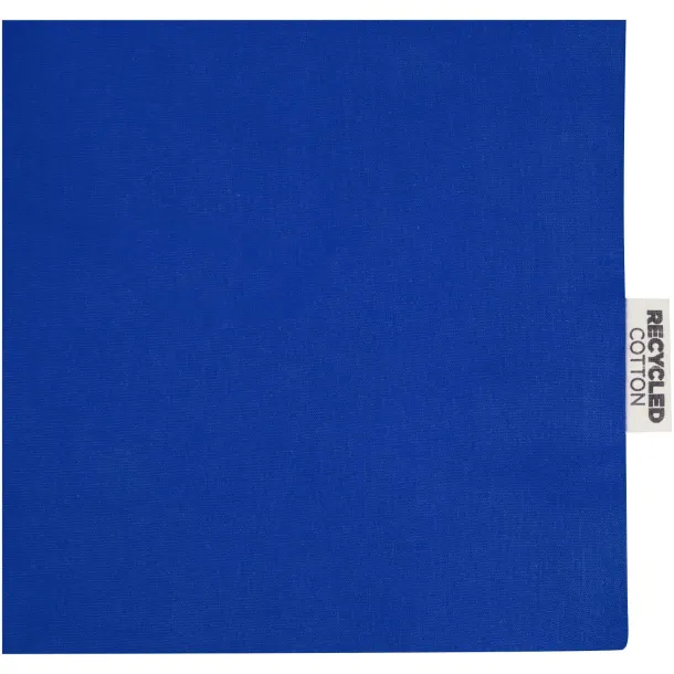 Madras torba s umetkom od GRS recikliranog pamuka,140 g/m² Kraljevski plava