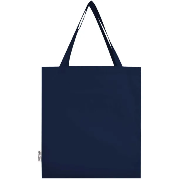 Madras torba s umetkom od GRS recikliranog pamuka,140 g/m² Mornarsko plava