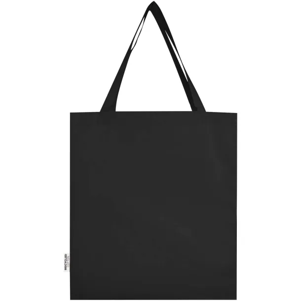 Madras torba s umetkom od GRS recikliranog pamuka,140 g/m² Solid black