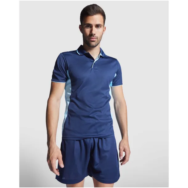 Montmelo unisex sportska polo majica s kratkim rukavima - Roly Kraljevski plava Bijela