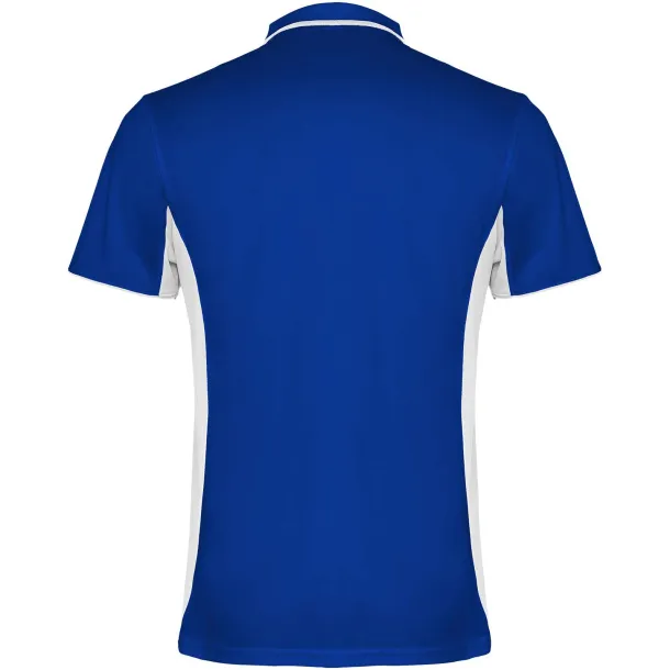 Montmelo unisex sportska polo majica s kratkim rukavima - Roly Kraljevski plava Bijela