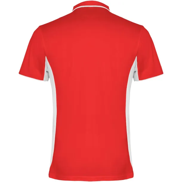Montmelo unisex sportska polo majica s kratkim rukavima - Roly Crvena Bijela