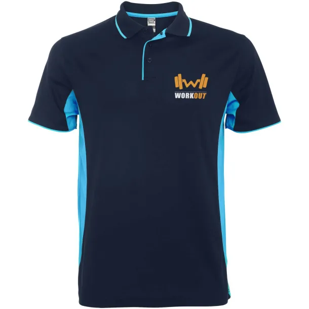 Montmelo unisex sportska polo majica s kratkim rukavima - Roly Mornarski plava Sky blue