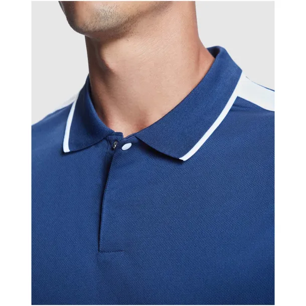 Tamil muška sportska polo majica kratkih rukava - Roly Navy Blue Bijela