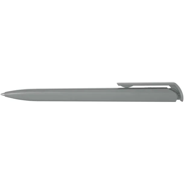 Lucia recycled plastic ballpoint pen (blue ink) - Marksman Grey