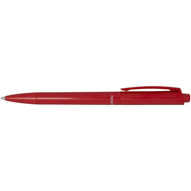 Martha recycled plastic ballpoint pen (black ink) - Marksman Red