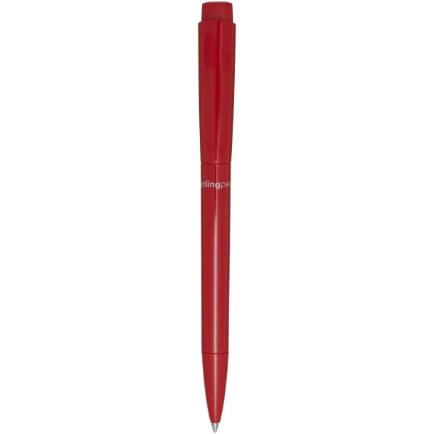 Martha recycled plastic ballpoint pen (black ink) - Marksman Red
