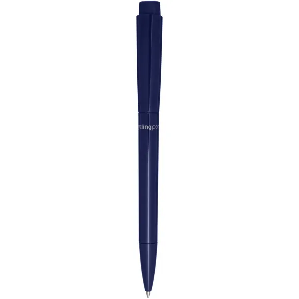 Martha recycled plastic ballpoint pen (black ink) - Marksman Navy Blue