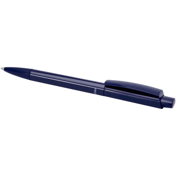 Martha recycled plastic ballpoint pen (black ink) - Marksman Navy Blue