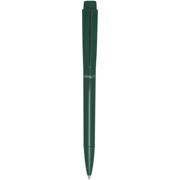 Martha reciklirana plastična kemijska olovka (crna tinta) - Marksman Forest green