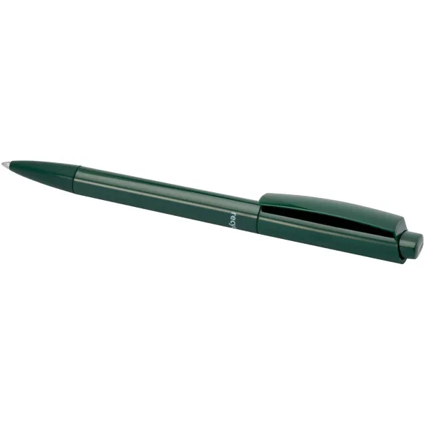 Martha recycled plastic ballpoint pen (black ink) - Marksman Šumski zelena