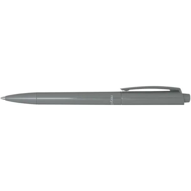 Martha recycled plastic ballpoint pen (black ink) - Marksman Grey