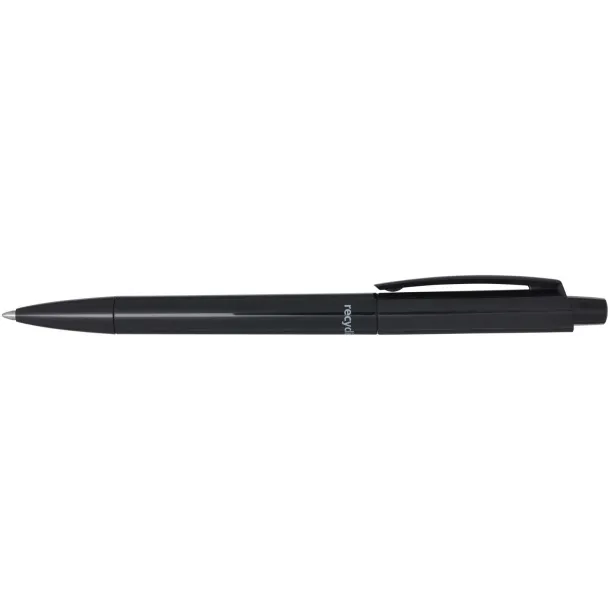 Martha reciklirana plastična kemijska olovka (crna tinta) - Marksman Solid black