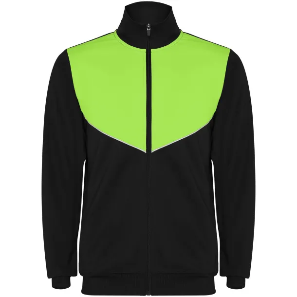 Evans unisex trenerka - Roly Solid black Limeta