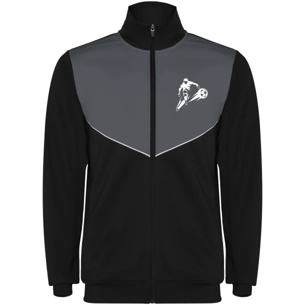 Evans unisex tracksuit - Roly Solid black Ebony
