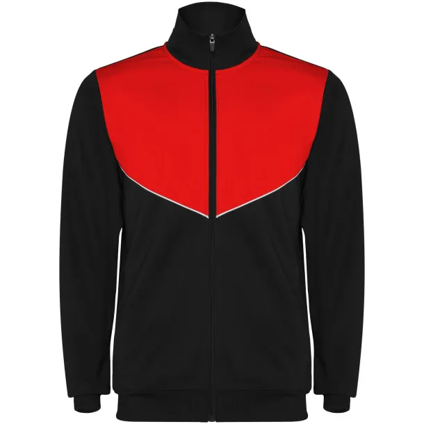 Evans unisex tracksuit - Roly Solid black Red