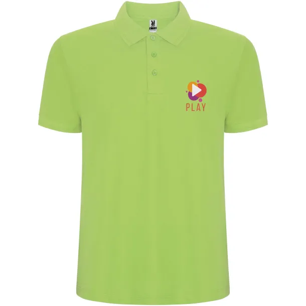 Pegaso Premium short sleeve kids polo - Roly Mantis Green