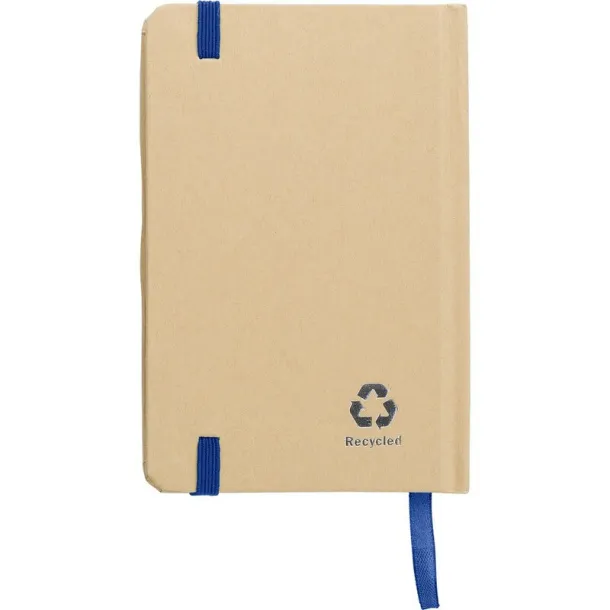  Recycled craft paper notebook A6 blue