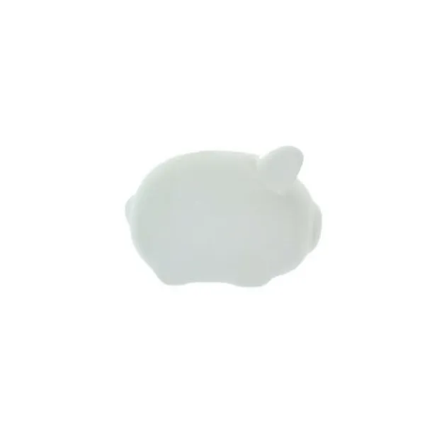  Plaster piggy bank white