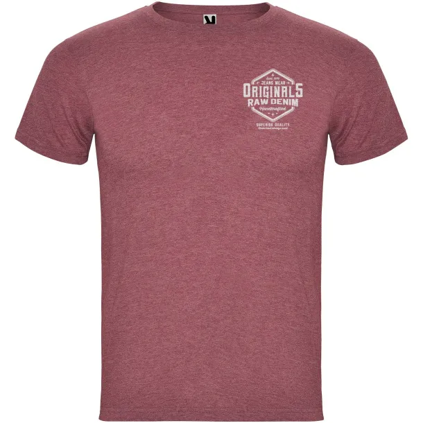 Fox muška majica kratkih rukava, 150 g/m² - Roly Heather Garnet
