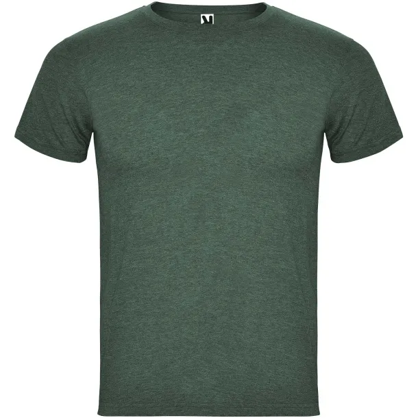 Fox short sleeve men's t-shirt - Roly Heather Bottle Green