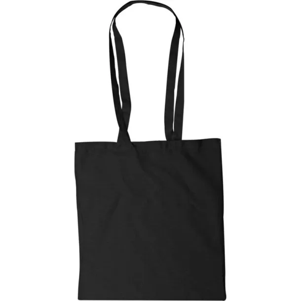  Cotton shopping bag, 110 g/m2 Crna