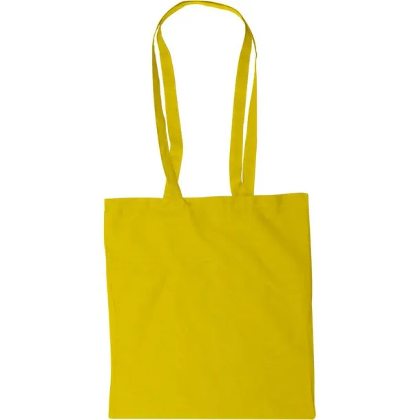  Cotton shopping bag, 110 g/m2 yellow