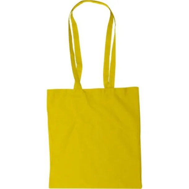  Cotton shopping bag, 110 g/m2 yellow