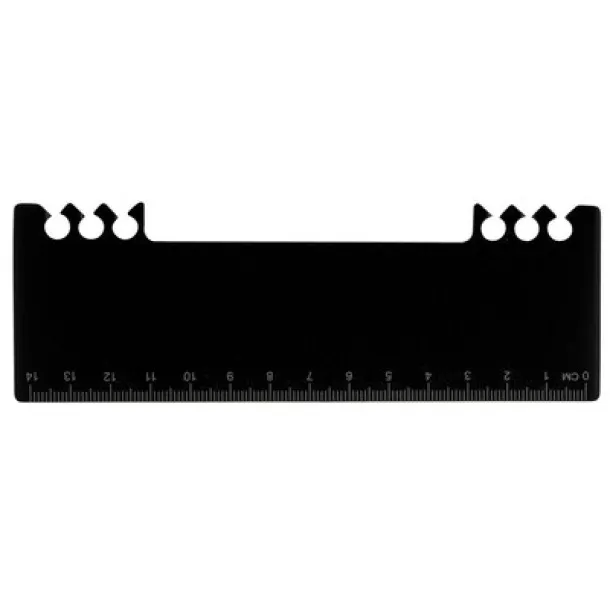  Memo holder, notebook, sticky notes, ball pen Crna