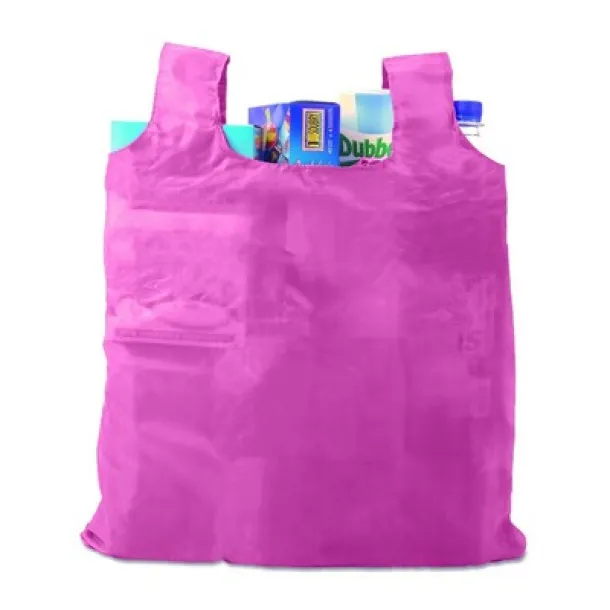  Foldable shopping bag pink