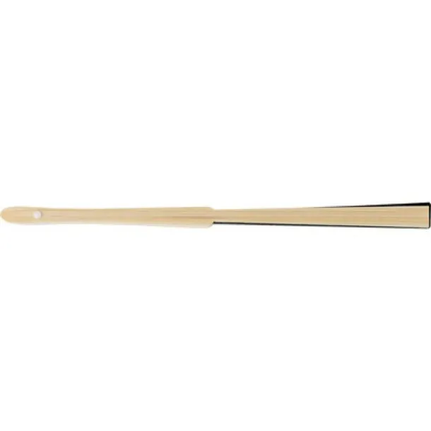  Bamboo hand fan black