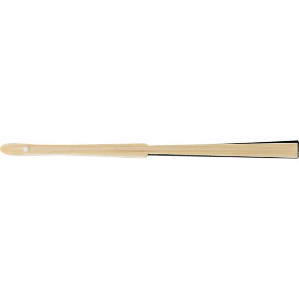  Bamboo hand fan black