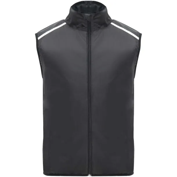 Jannu unisex lightweight running bodywarmer - Roly Crna
