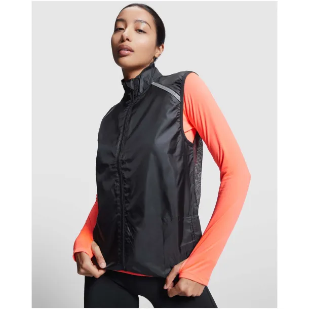 Jannu unisex lightweight running bodywarmer - Roly Crna