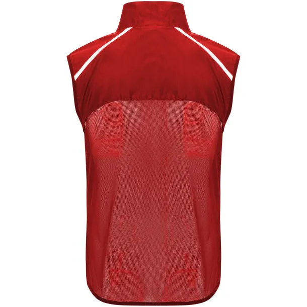 Jannu unisex lightweight running bodywarmer - Roly Red