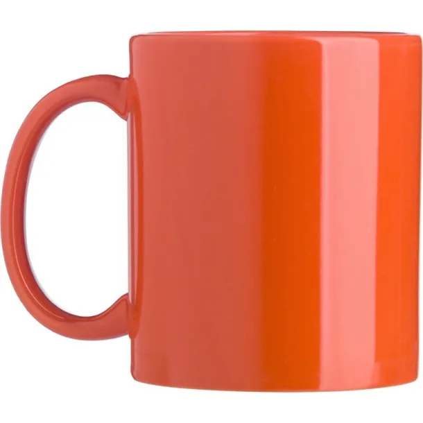  Ceramic mug 300 ml Narančasta