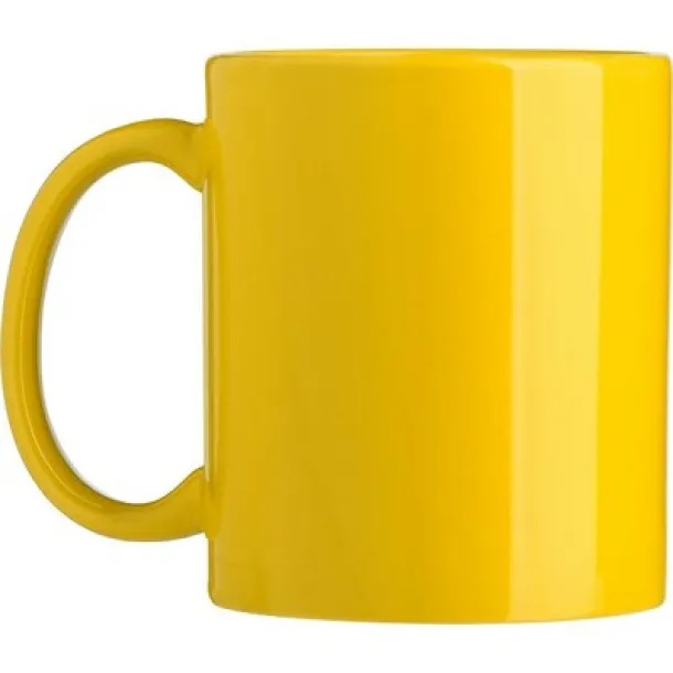  Ceramic mug 300 ml Žuta