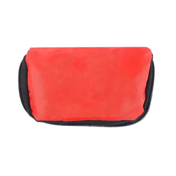  First aid kit in pouch, 16 pcs red