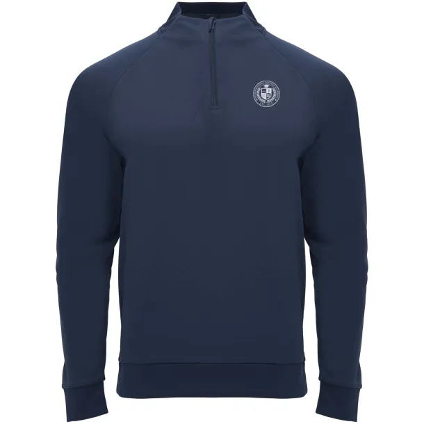Epiro dječja majica s kratkim patentnim zatvaračem dugih rukava - Roly Navy Blue